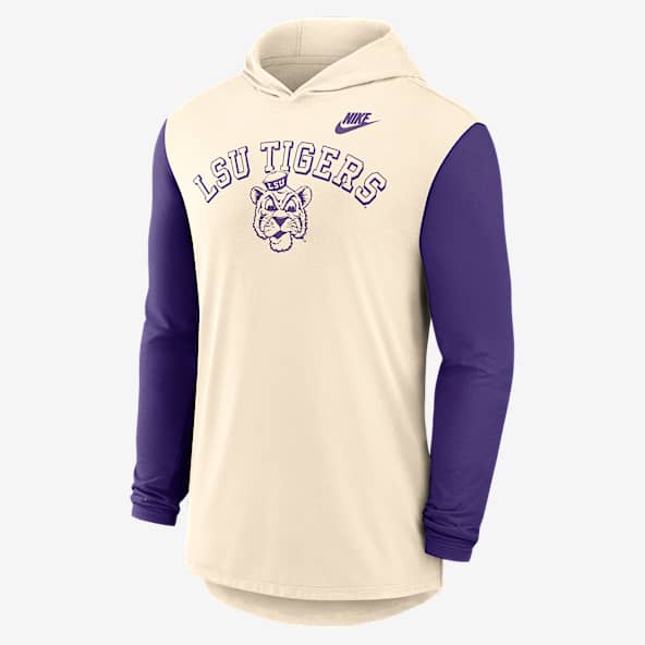 LSU Legacy Men's Nike Dri-FIT College Long-Sleeve Hooded T